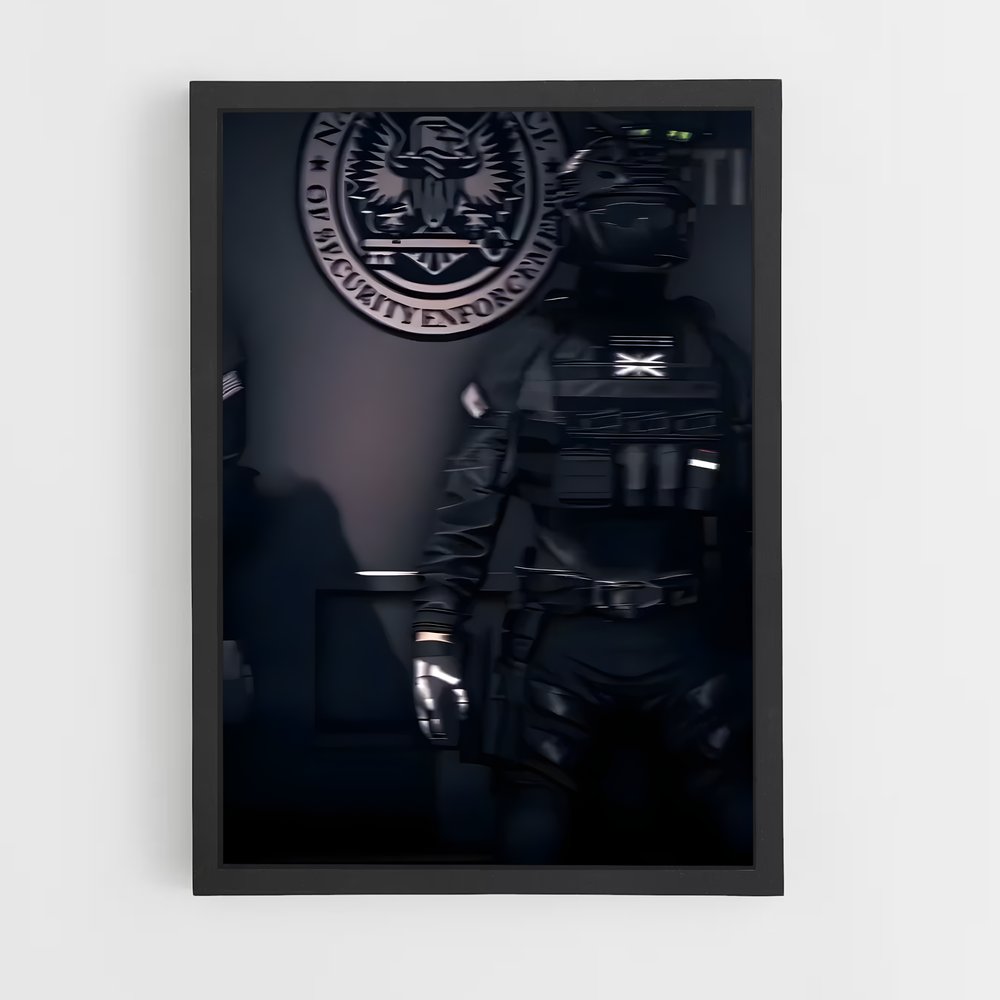 Poster Mission d'Élite – affiche Call of Duty (vue 2)
